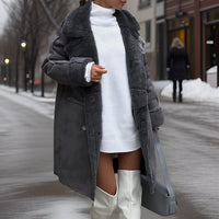 Chaqueta de invierno de moda de piel sintética de cordero – Livia
