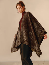 Poncho reversible bohemio – Seraphina