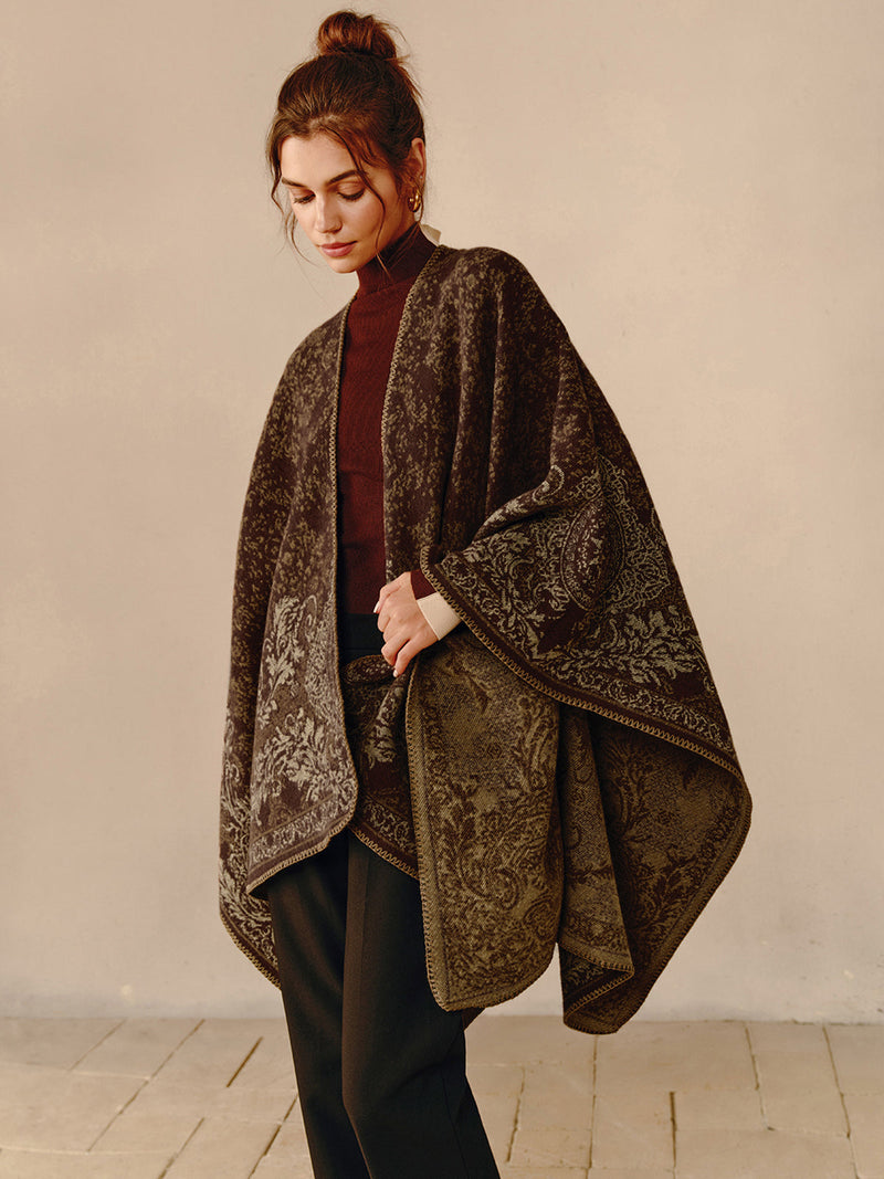 Poncho reversible bohemio – Seraphina