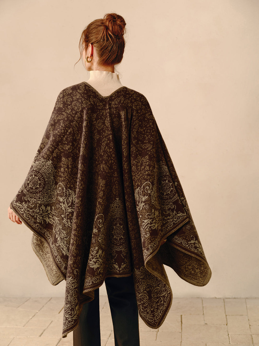 Poncho reversible bohemio – Seraphina