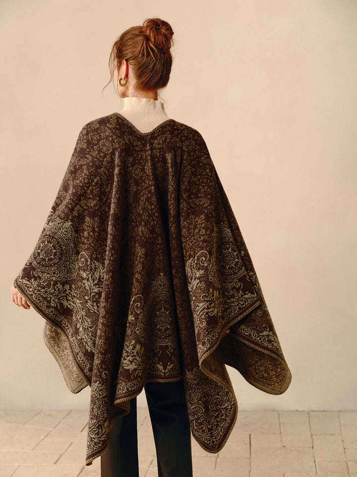 Poncho reversible bohemio – Seraphina