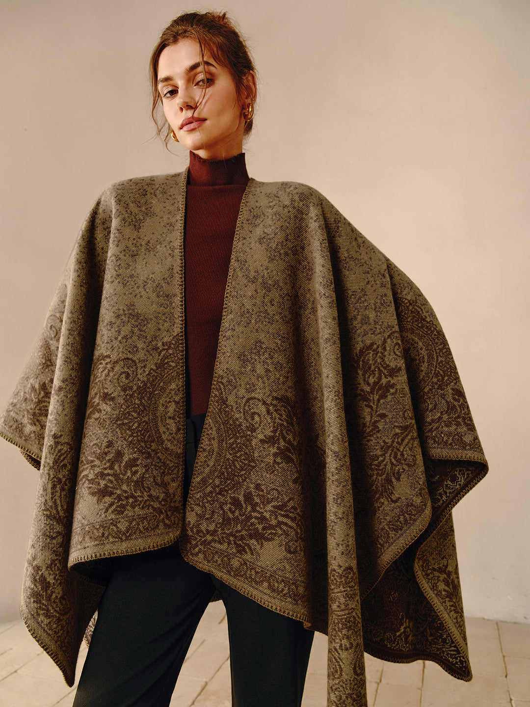 Poncho reversible bohemio – Seraphina