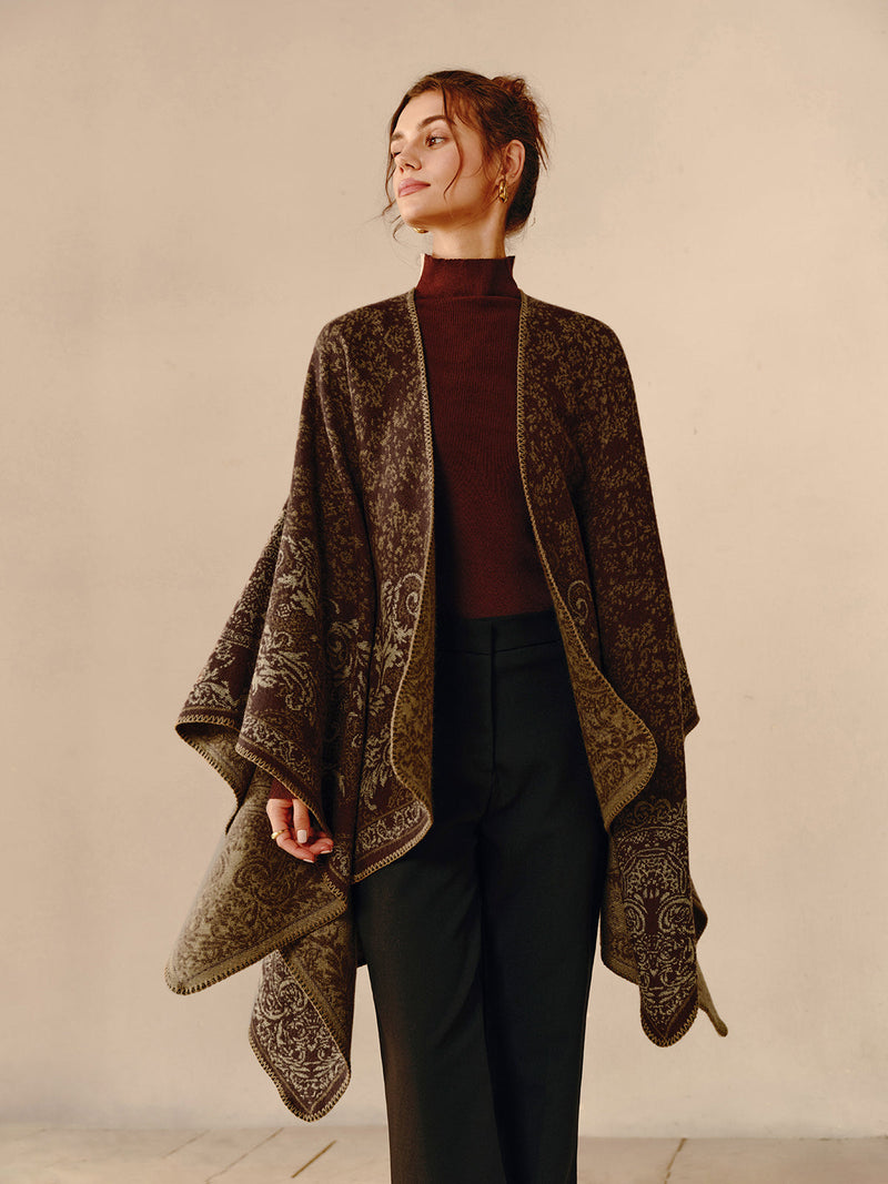 Poncho reversible bohemio – Seraphina