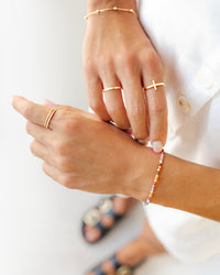 Double Zirconia Ring - Sienna