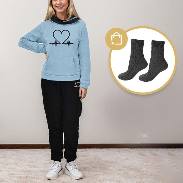 COMFORTABLE TWO-PIECE WOMEN'S TRACK SUIT - WARMFLEX™