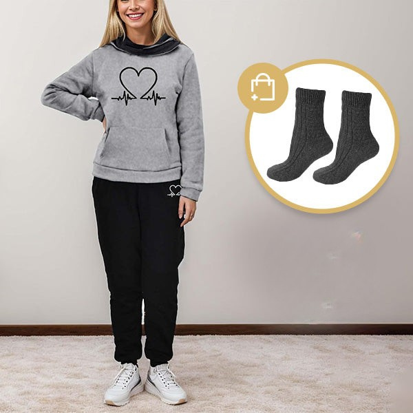 COMFORTABLE TWO-PIECE WOMEN'S TRACK SUIT - WARMFLEX™