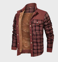 Padded Men's Flannel Jacket with Fleece – Flannel Style