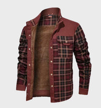 Padded Men's Flannel Jacket with Fleece – Flannel Style