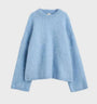 Weiche Einfarbige Mohair Damenpullover - Liv