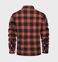 Trendy Flannel Men's Jacket in Vintage Style - Liam