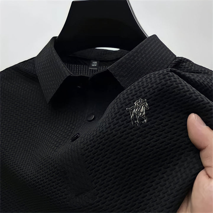 Bügelfreies Slim Fit Polohemd