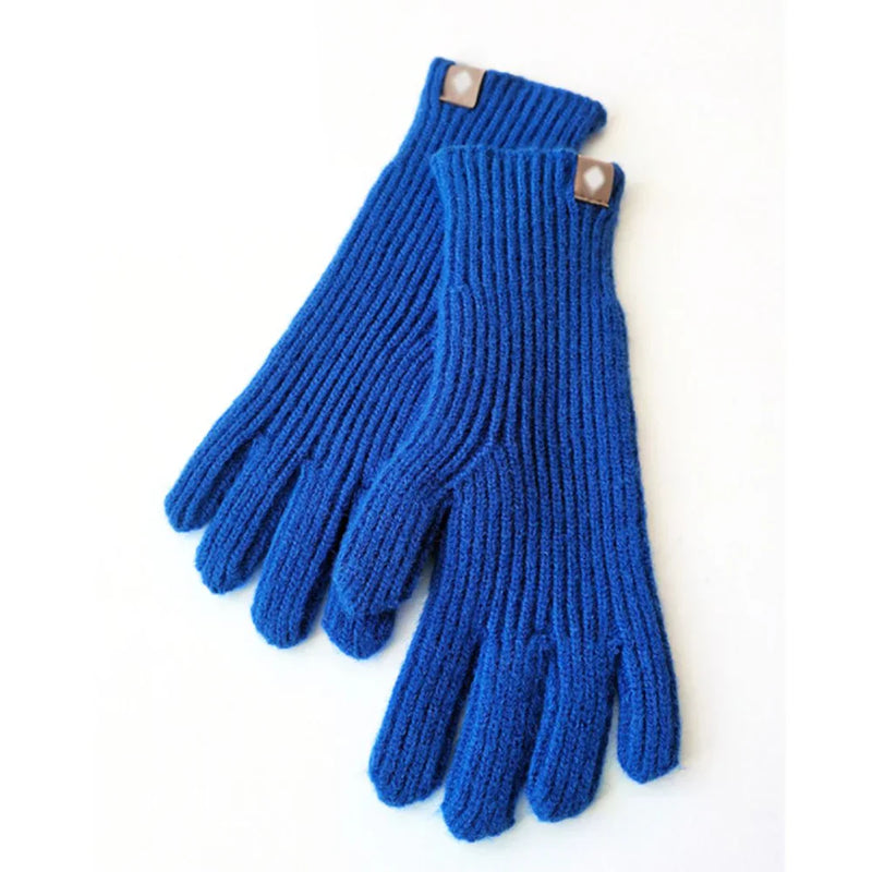Casual Knitted Women's Gloves - Elara
