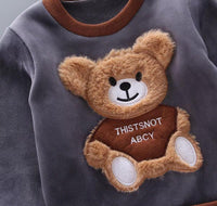 Dreiteiliges Baby- und Kleinkind-Set mit Bärenmotiv – BearHugs