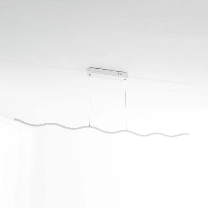 LED-pendellampe med moderne bølgelinje-design – WaveGlow