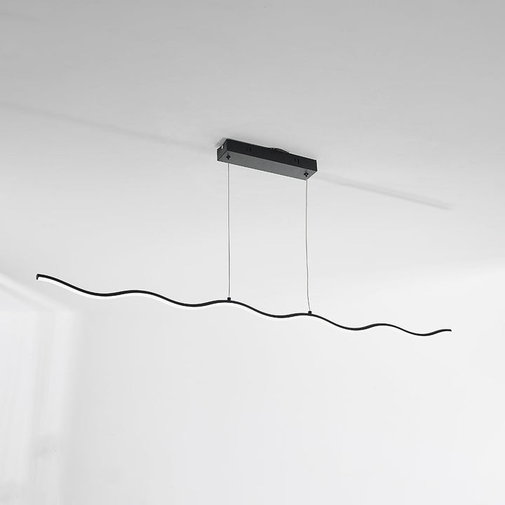 LED-pendellampe med moderne bølgelinje-design – WaveGlow