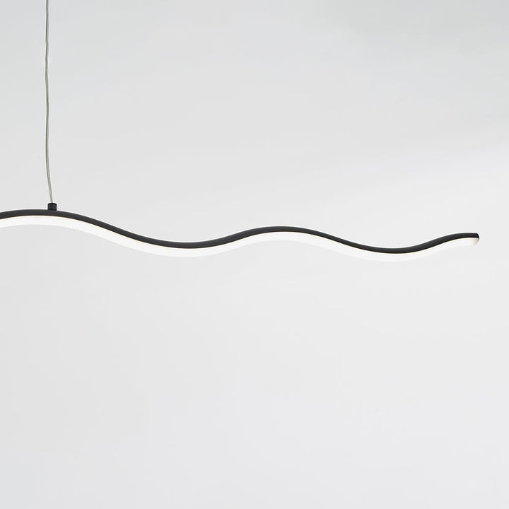 LED-pendellampe med moderne bølgelinje-design – WaveGlow