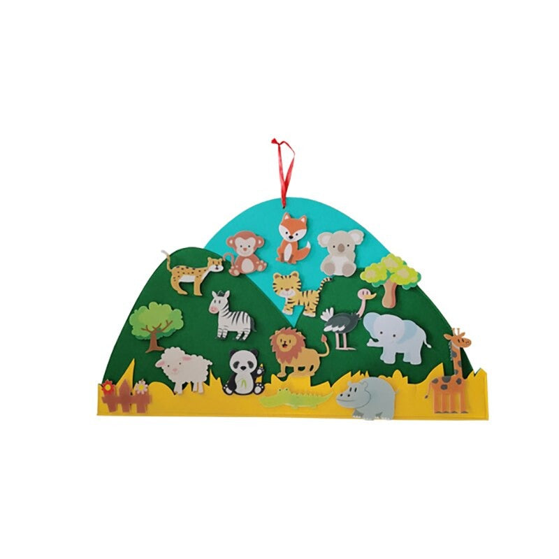 DIY filtbræt til børn - AnimalAdventure