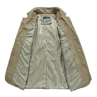 Men's summer jacket in vintage and military style – Viktor