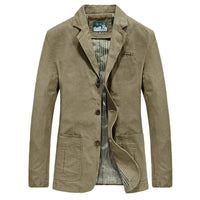 Men's summer jacket in vintage and military style – Viktor