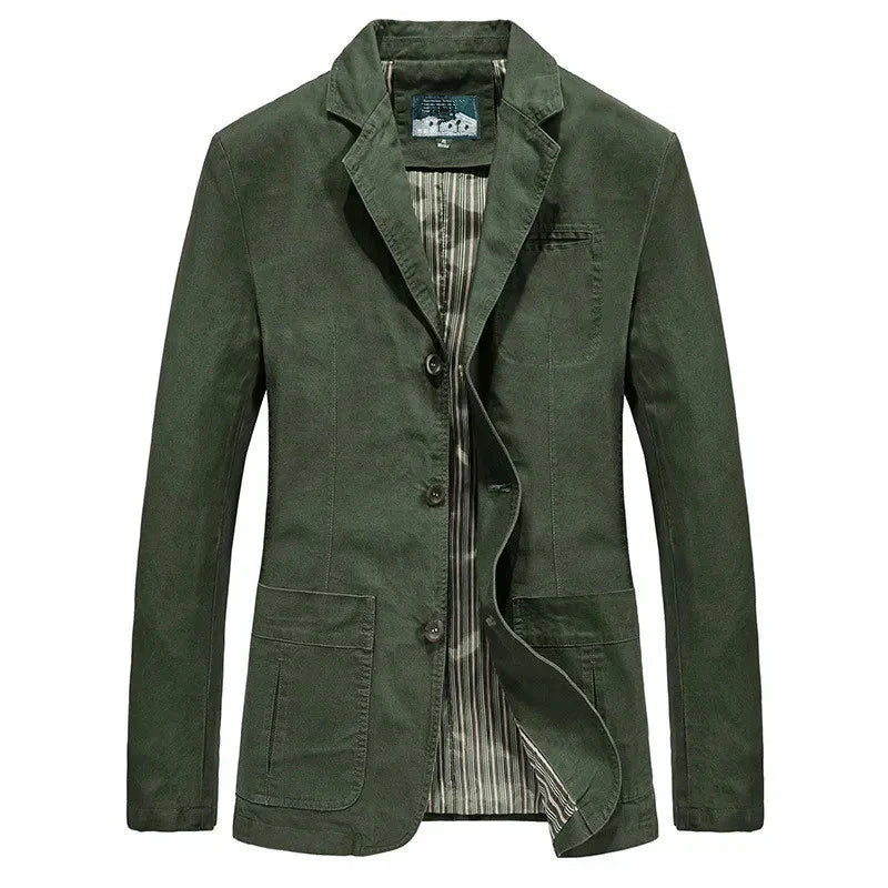 Men's summer jacket in vintage and military style – Viktor