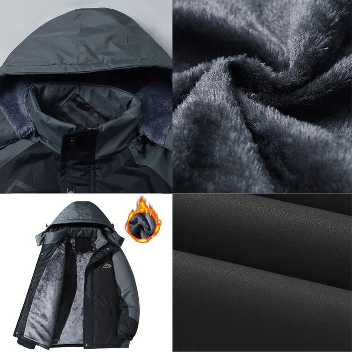 Herren-Outdoorjacke mit Kapuze – Roderik