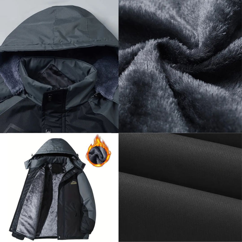 Herren-Outdoorjacke mit Kapuze – Roderik