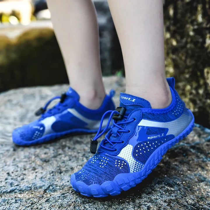 Beach shoes for children with firm sole & secure fit – WaveTrek