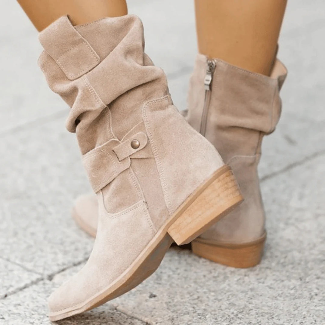 Trendy Women's Autumn Heeled Boots – Elif