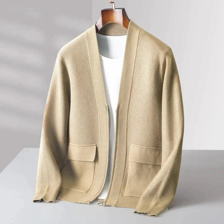 Trendy Men's Knit Vest - Noah