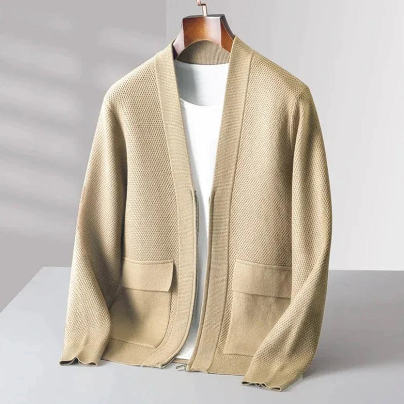 Trendy Men's Knit Vest - Noah