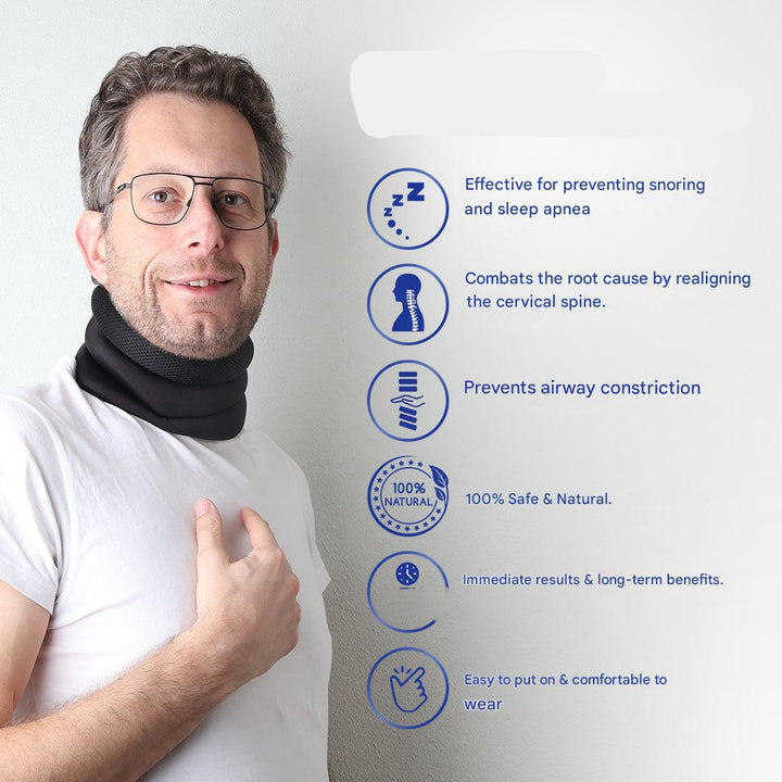 Ergonomic Neck Support Against Snoring – Dormiva