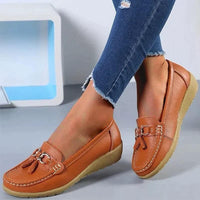 Ergonomic Leather Sandals - ElegaWalk