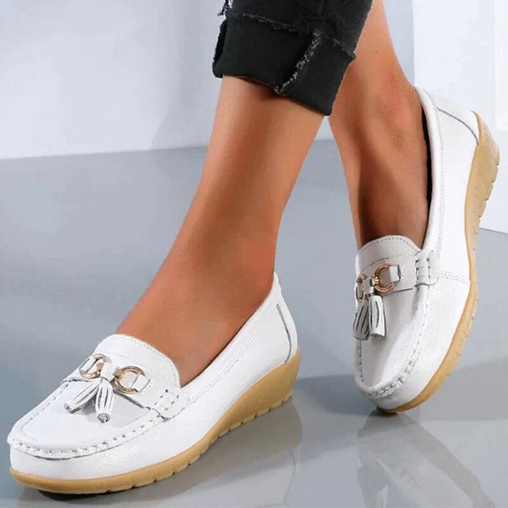 Ergonomic Leather Sandals - ElegaWalk