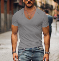 Camiseta para hombre con escote en V – Timo