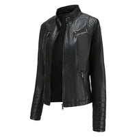 Stylisches Leder Damenjack – Elin