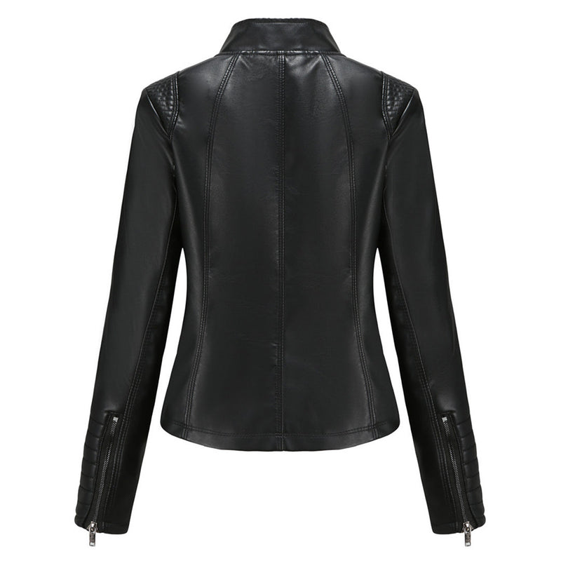 Stylisches Leder Damenjack – Elin