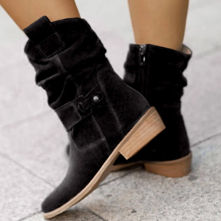 Trendy Women's Autumn Heeled Boots – Elif