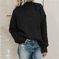 Comfortable knitted sweater for women - Lily