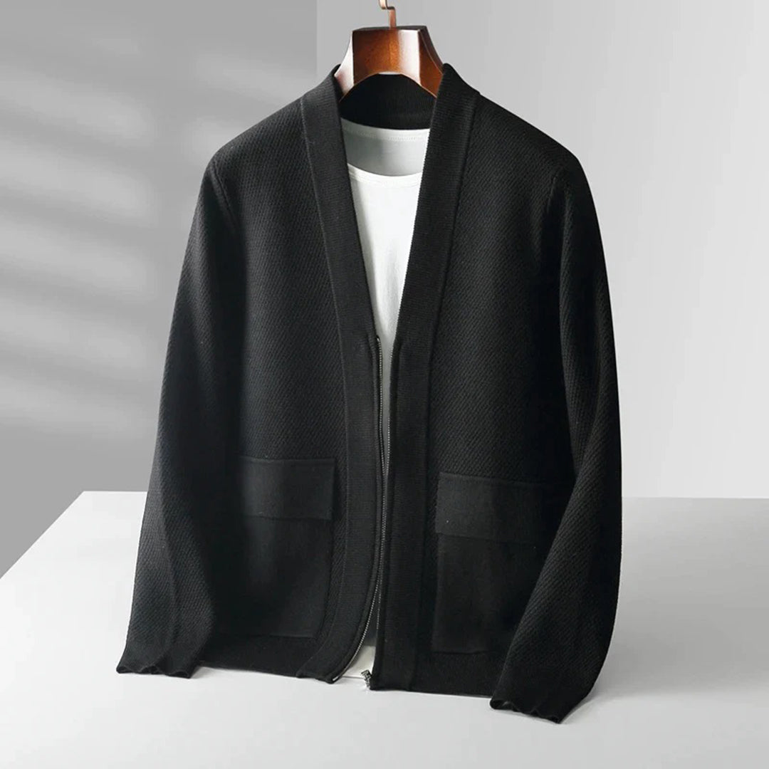 Trendy Men's Knit Vest - Noah