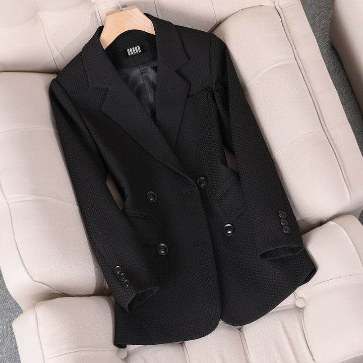 Damen Blazer mit Karomuster für den Herbst – Isabelle
