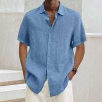 Polo para hombre de algodón y lino – Noah