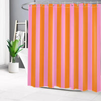 Boho Gestreifter Stoffduschvorhang - Stripelight