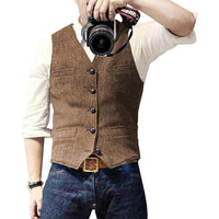 Stilfuld denimvest til herrer - Mason