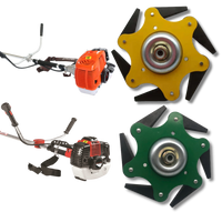 Robust brush cutter head with 6 steel blades – TrimmBlade