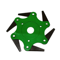 Robust brush cutter head with 6 steel blades – TrimmBlade