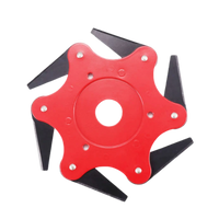 Robust brush cutter head with 6 steel blades – TrimmBlade