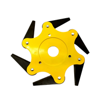 Robust brush cutter head with 6 steel blades – TrimmBlade