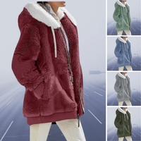 Casual Fleece Vest with Hood - Elena