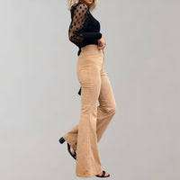 Trendy Cord Pants with Flare – Valerie