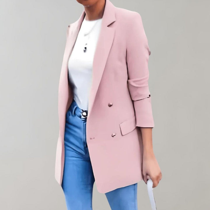 Stylish long women's coat - Clara